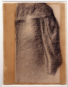 Szoknyatanulmány egy vasárnapi Grande Jatte-ban Fekete kréta rajzolása Georges Seurattól alkotó: Georges Pierre Seurat