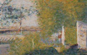 A Bineau-i híd. alkotó: Georges Pierre Seurat