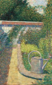 Az öntözőkanna – Le Raincy kertje, c. 1883. alkotó: Georges Pierre Seurat