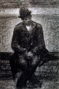 Vagabond, 1880-1891 alkotó: Georges Pierre Seurat