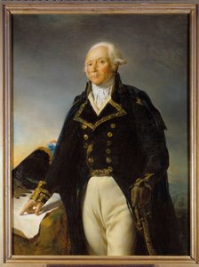 Francois Christophe Kellermann (1735-1820), Valmy hercegének, a Moselle-i Hadsereg fővezérének portréja Georges Rouget festménye (1784-1869) 1792 Dim. 1,35 x 1 m