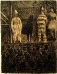 Clowns et poney (Une Parade) (Clowns and Pony / A Parade) alkotó: Georges Seurat