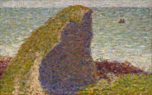 Georges Seurat - Le Bec du Hoc (tanulmány) alkotó: Georges Seurat