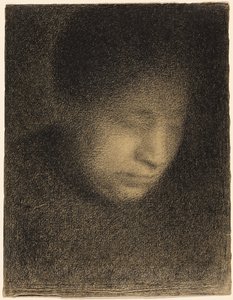 Seurat asszony, a művész anyja (Madame Seurat, mère) alkotó: Georges Seurat
