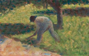 Kapás paraszt, 1882 körül alkotó: Georges Seurat