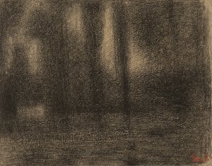 Nyárfák alkotó: Georges Seurat