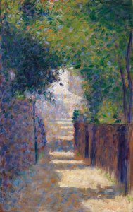 Rue St. Vincent in Spring, 1884 körül alkotó: Georges Seurat