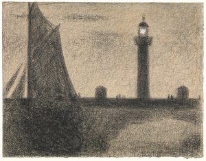 A honfleuri világítótorony alkotó: Georges Seurat