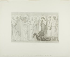 Szent Genovéva lelkipásztori élete (jobb oldali panel)