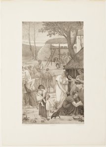 Szent Genovéva lelkipásztori élete (jobb oldali panel)