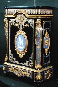Sideboard, 1855 körüli (ébenfa, bronz és festett zománc) alkotó: Georges and Legost Achille (fl.1855) Monbro