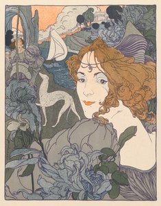 Vissza, 1897. alkotó: Georges de Feure