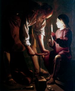 Ács Szent József, 1640 alkotó: Georges de La Tour