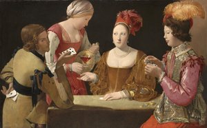 A csaló a treff ászával alkotó: Georges de La Tour