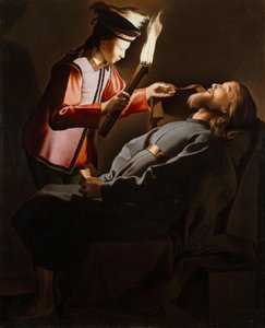Szent Alexius képe alkotó: Georges de La Tour