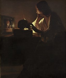 A Bűnbánó Magdolna, 1635-40 alkotó: Georges de La Tour