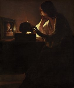 A Bűnbánó Magdolna c. 16351640. alkotó: Georges de La Tour