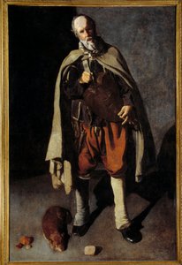 Az öreg kutya. Torony György festménye (1593-1652) alkotó: Georges de La Tour