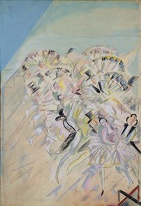 Színpadterv Ch. Girofle-Giroflia című operettjéhez. Lecocq, 1922