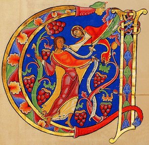 Isten szól Jeremiáshoz, Winchester Biblia, 1160-75 (22797800517)
