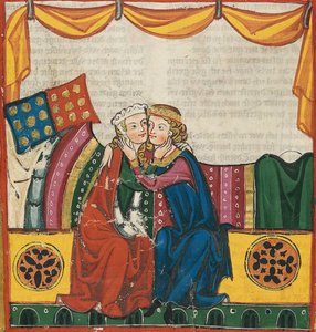 Hugo von Werenwag, a Manesse-kódexből, 1305-15 (42640388224) alkotó: Georgia Levan Ramishvili from Tbilisi