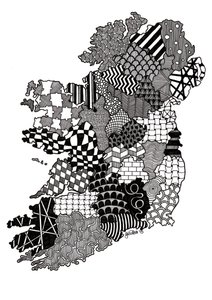 Írország, 2015 (tinta, bristol karton)