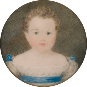 Orlando George Charles Bridgeman, később 3. Earl Bradford portréja gyermekként (1819-1898), 1821-22 körül (olaj és vászon) alkotó: Georgina Viscountess Newport Moncreiff