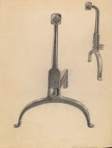 Andirons alkotó: Gerald Bernhardt