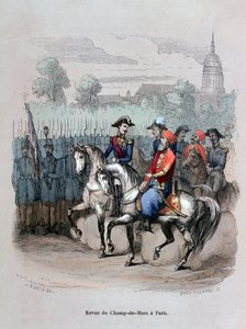 „Military Review with Ibrahim Pacha, Champ de Mars, Paris”, 1846 1847 alkotó: Gerard Corbiau