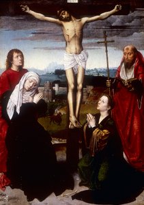 Keresztre feszítés, 16. század eleje alkotó: Gerard David