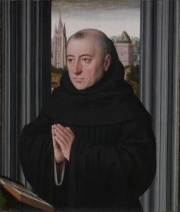 Szerzetes portréja, 1500-as évek eleje (olaj, fa) alkotó: Gerard David