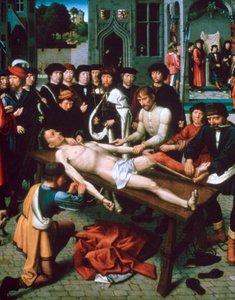 Sisamnes lenyúzása, részlet, 1498