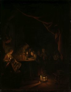 Az éjszakai iskola alkotó: Gerrit Dou