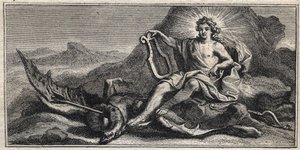 Apolló megöli a Hidrát – Apollo terrassant l