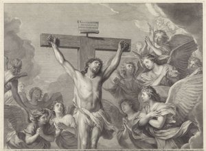 Krisztus a kereszten alkotó: Gérard Edelinck