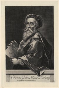Hendrick Goltzius portréja alkotó: Gérard Edelinck