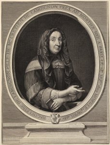 Madeleine de Lamoignon portréja alkotó: Gérard Edelinck
