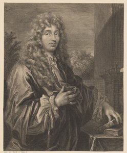 Christiaan Huygens portréja alkotó: Gérard Edelinck