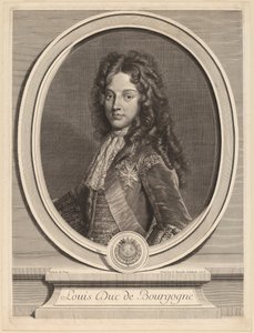 Lajos, Burgundia hercege alkotó: Gerard Edelinck after François de Troy