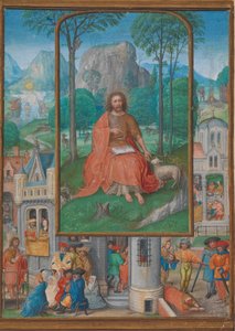 Kéziratos megvilágítás Keresztelő Szent János életéből vett jelenetekkel, kb. 1515.