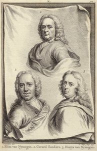 Elias van Nijmegen, Gerard Sanders és Dionys van Nijmegen portréi alkotó: Gerard Sanders