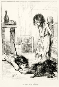 The Pitiful Children, illusztráció az "L"Annee Illustree-ből, 1868 alkotó: Gerard Seguin
