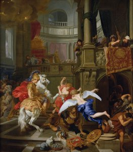 Heliodorus kiűzése a templomból, 1674 alkotó: Gerard de Lairesse