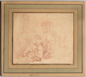 A béke és igazság csókja, 1654 után. alkotó: Gerard de Lairesse