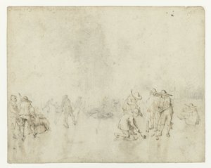 Jég arc lombik játékosokkal alkotó: Gerard ter Borch (II)