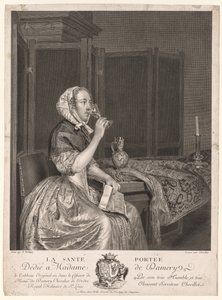 Pirítóst inni. alkotó: Gerard ter Borch