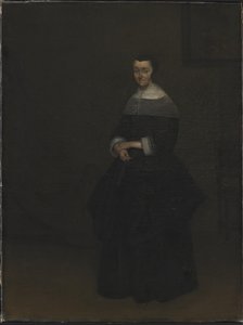 Egy hölgy portréja alkotó: Gerard ter Borch