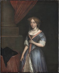 Egy hölgy portréja alkotó: Gerard ter Borch