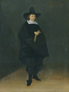 Burgermeister Jan Roever (1610-61) portréja alkotó: Gerard ter Borch