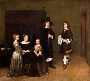 Családi portré, 1656 alkotó: Gerard ter Borch
